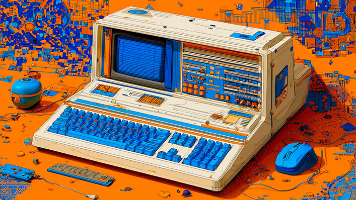 Artistic illustration of digital advertising